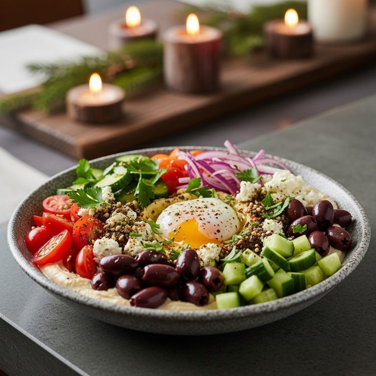 Energy Boost Mediterranean Breakfast Bowl