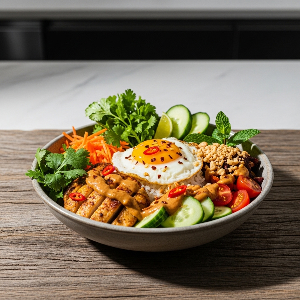 Energy Boosting Thai Brunch Bowl