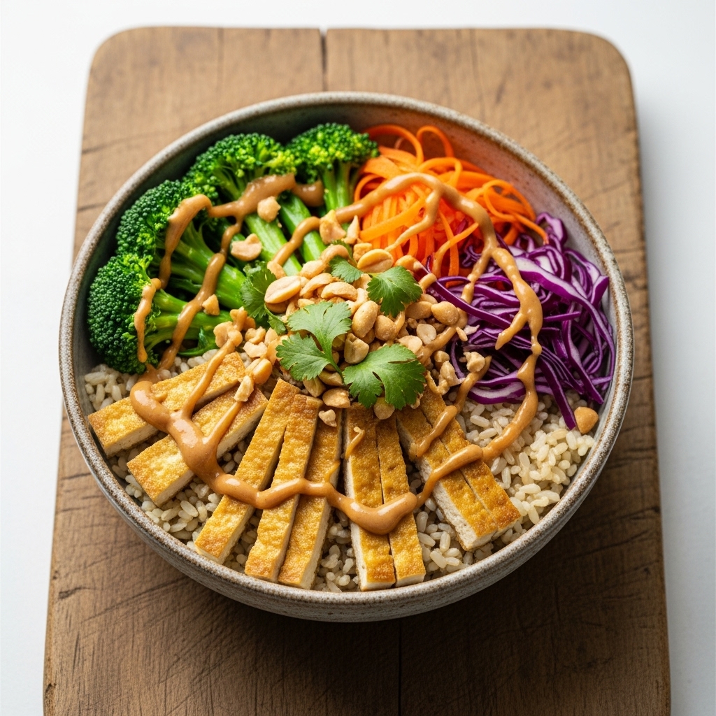 Energy-Boosting Thai Vegetarian Lunch Bowl