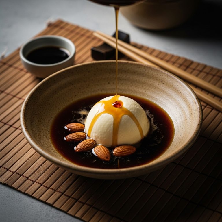 Ethereal Amaretto Affogato with Vegan Almond Panna Cotta