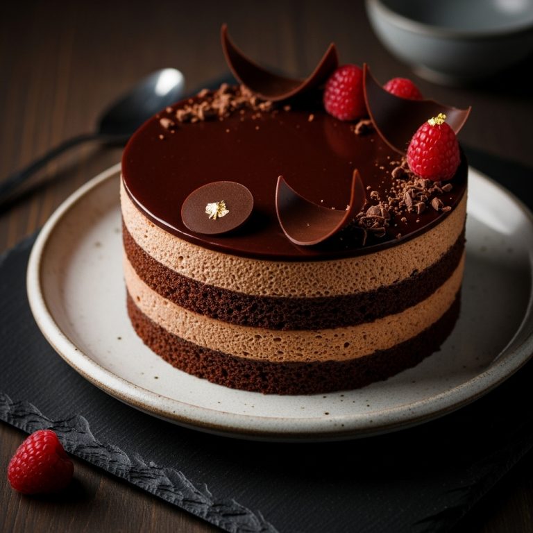 Ethereal Chocolate Mousse Torte