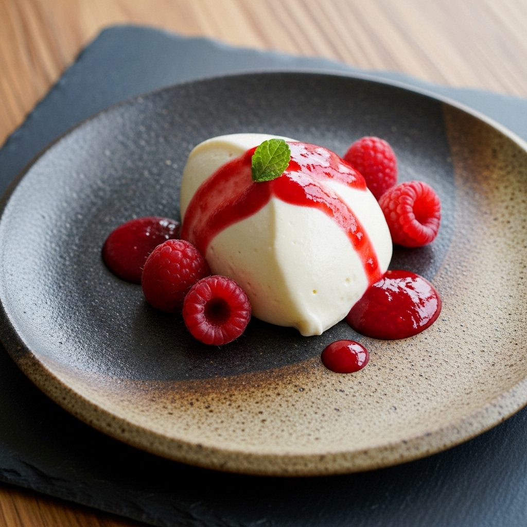 Ethereal Chocolate Mousse with Raspberry Coulis