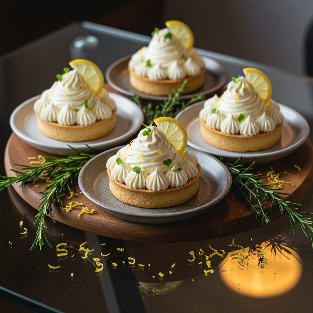 Ethereal Lemon Mousse Tarts