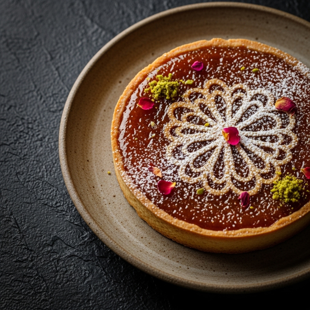Ethereal Moroccan Date Tart