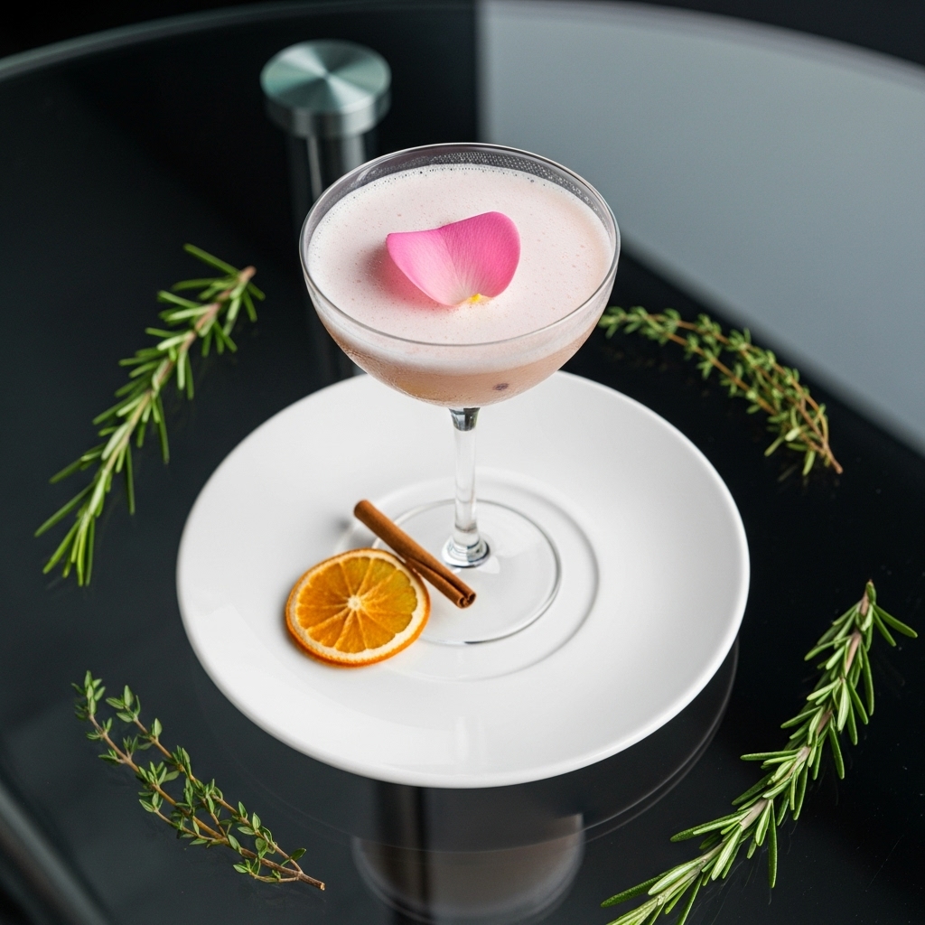 Ethereal Vanilla Rose Mocktail