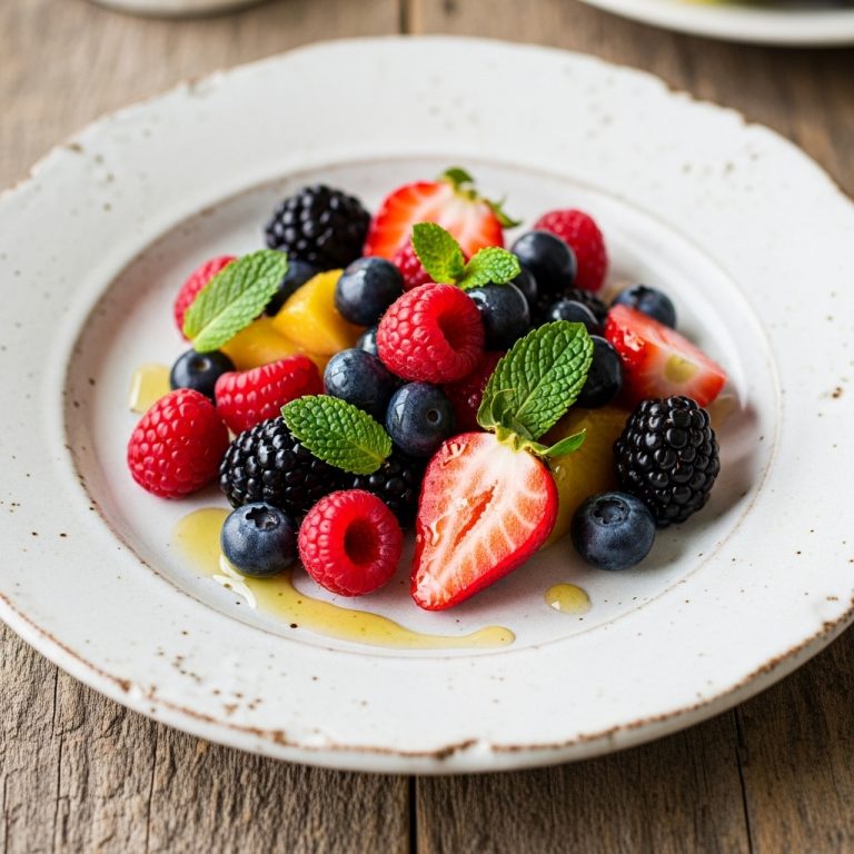 Ethiopian Gluten-Free Tej Mint Berry Compote Recipe