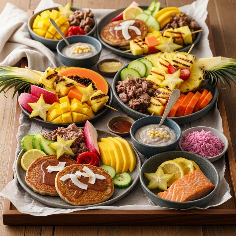 “Exotic Polynesian Gluten-Free Breakfast Fiesta: A Sensory Feast”