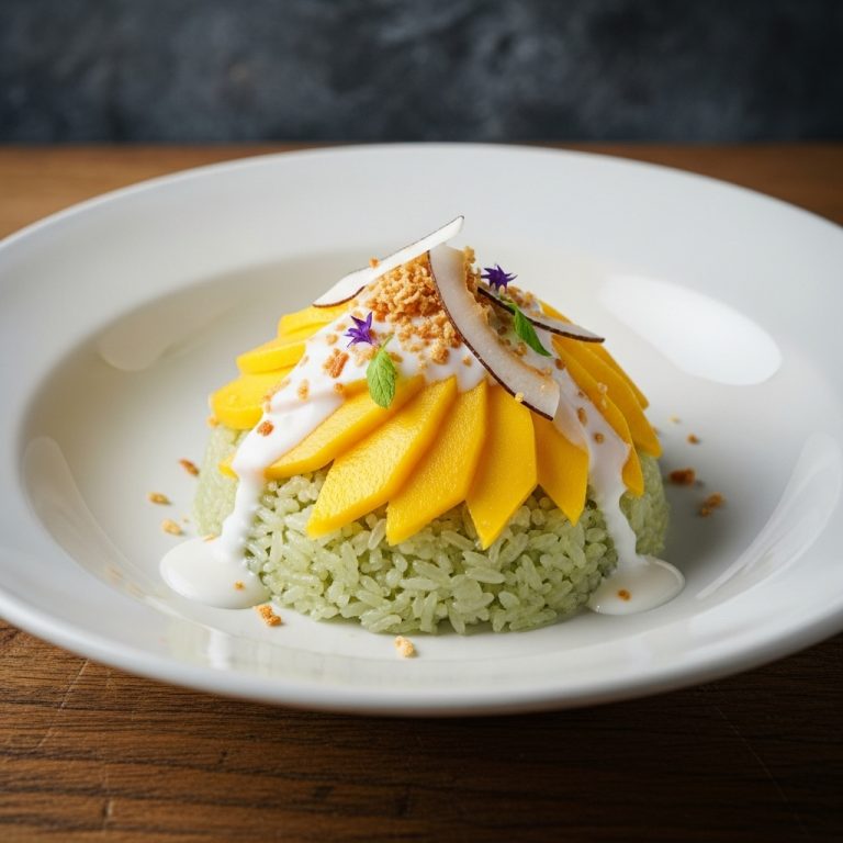 Exquisite Filipino Vegetarian Mango Sticky Rice Delight