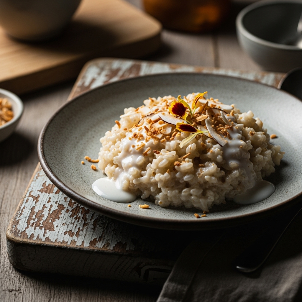 Exquisite Gluten-Free Cambodian Coconut Rice Pudding (K’tjip) for Sophisticated Palates