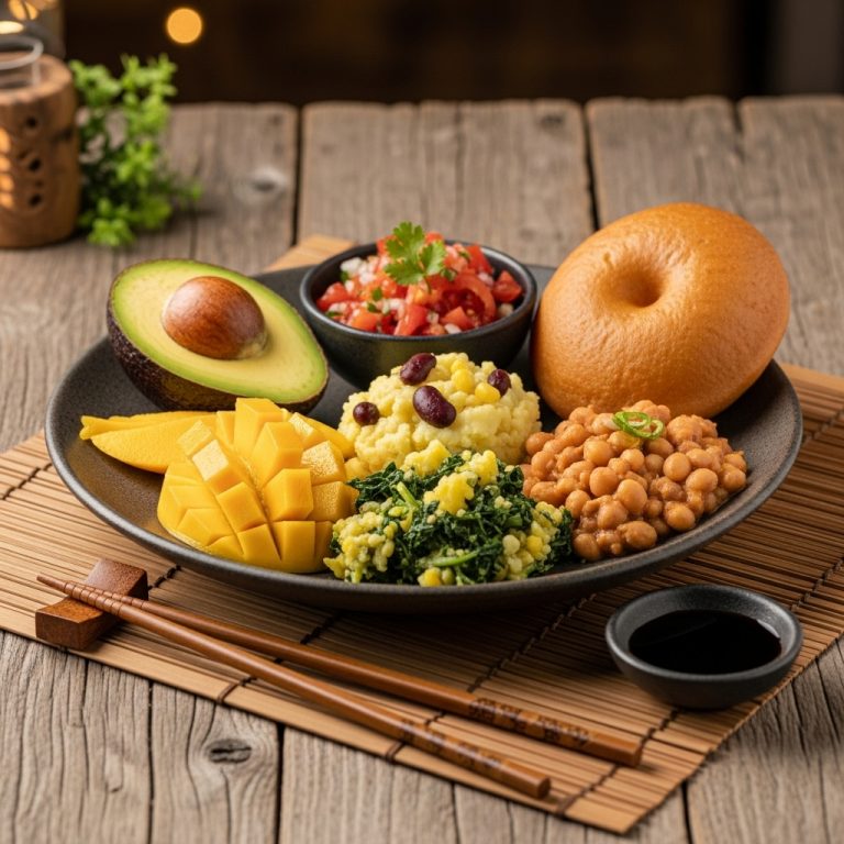 Exquisite Kenyan Vegetarian Breakfast Platter – A Taste of Africa in Every Bite