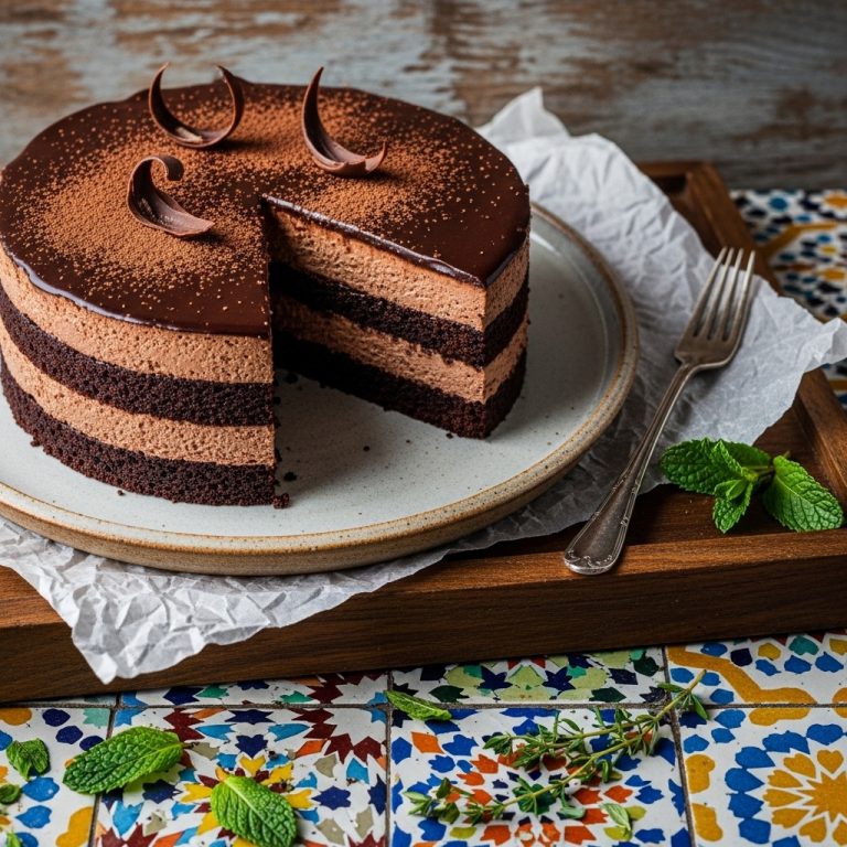 Exquisite Keto-Friendly Peruvian Chocolate Mousse Torte