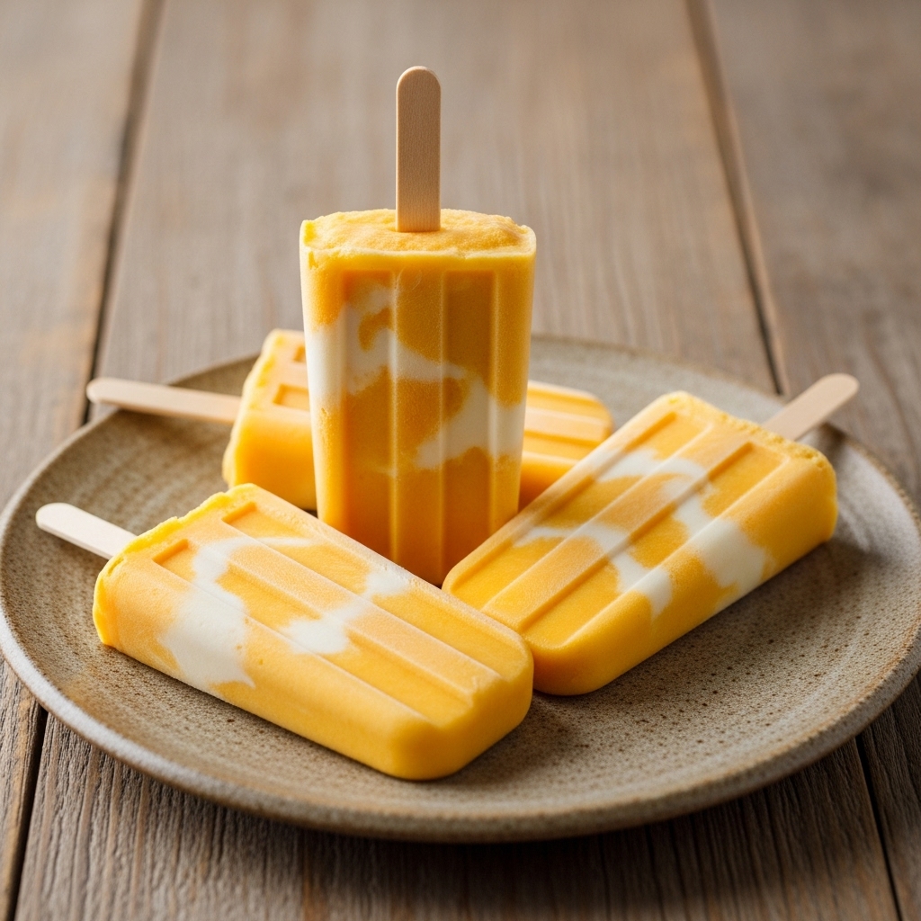 Exquisite Mango Lassi Popsicles