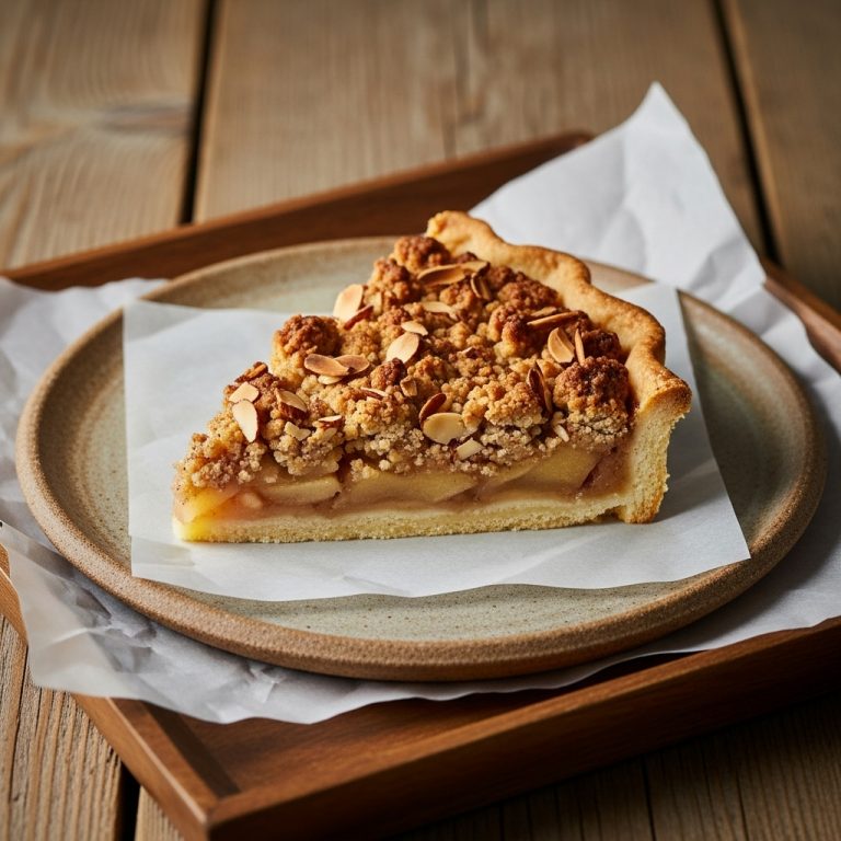 “Exquisite Vegan Dutch Apple Pie with Cinnamon Almond Crumble”