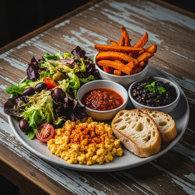 “Exquisite Vegan Portuguese Brunch: A Delightful Fusion of Flavors and Textures”