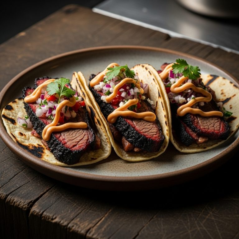Famous BBQ Smokehouse Brisket Tacos