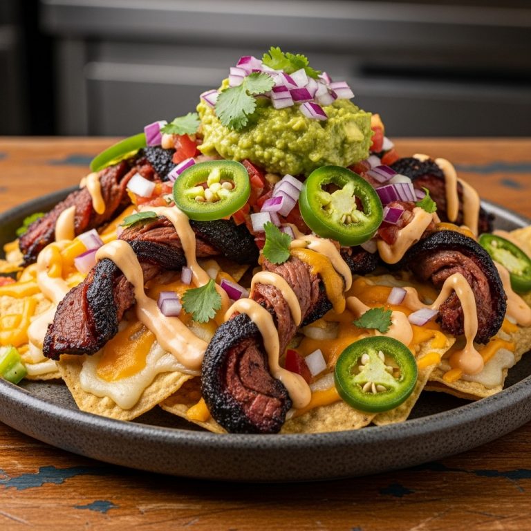Famous BBQ Smokehouse Snack: Twisted Brisket Nachos