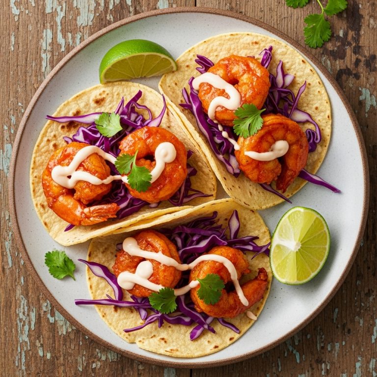 Famous Food Truck Firecracker Shrimp Tacos