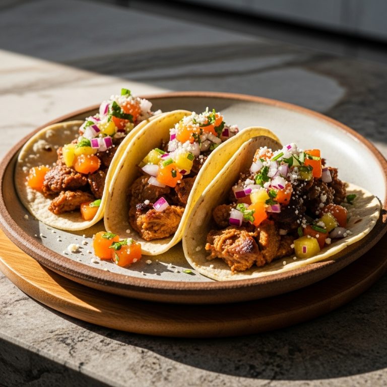 Festival Carnitas Tacos with Spicy Pineapple Salsa