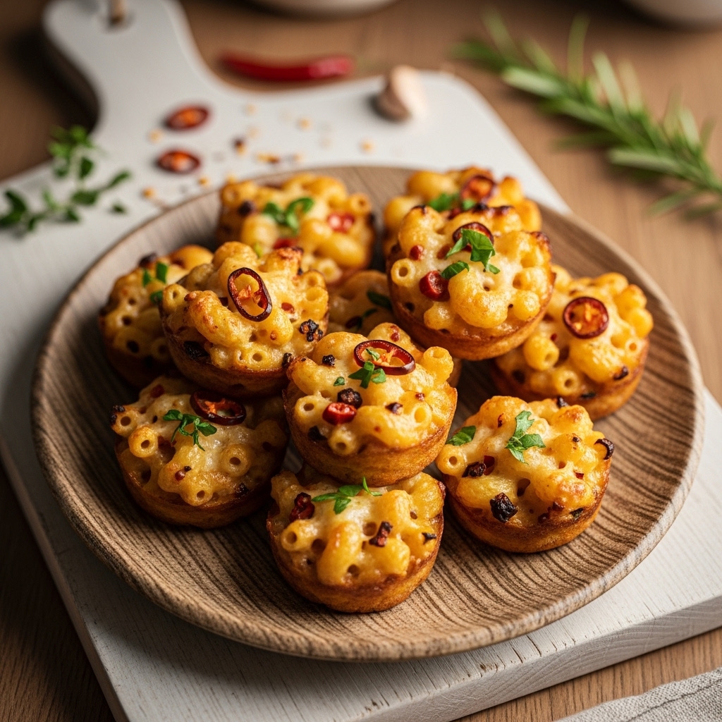 Festival Classic Lunch: Fire-Roasted Chili Mac & Cheese Bites