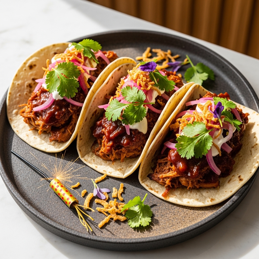 Festival Classic Lunch: Firecracker BBQ Pulled Pork Tacos