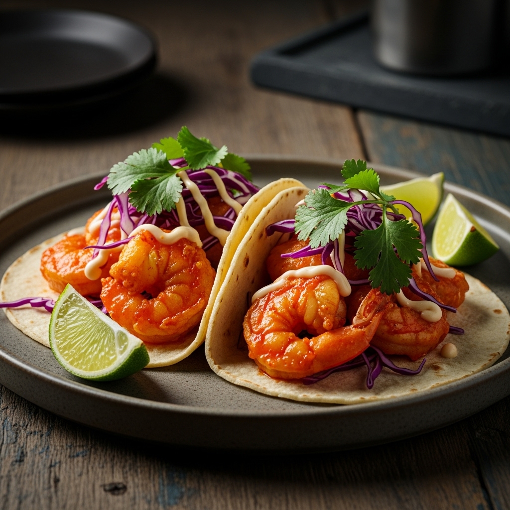 Festival Classic Lunch: Firecracker Shrimp Tacos