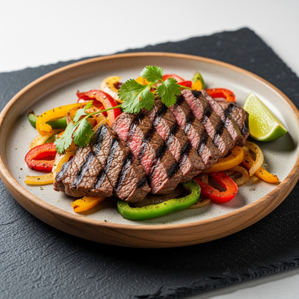 Festival Classic Lunch: Grilled BBQ Steak Fajitas