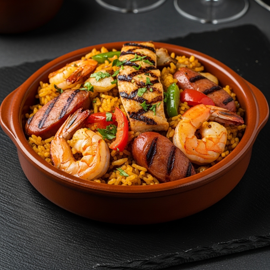 Festival Classic Lunch: Grilled Jambalaya Paella