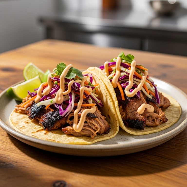 Festival Classic Lunch: Smoky BBQ Carnitas Tacos with Citrus Slaw