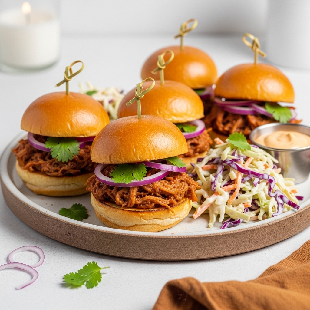 Festival Classic Lunch: Smoky Chipotle BBQ Pork Sliders