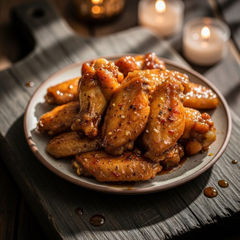 Festival Classic Lunch: Smoky Grilled Chicken Wings & Honey Sriracha Glaze