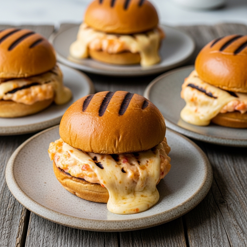 Festival Classic Lunch – Smoky Grilled Pimento Cheese Sliders