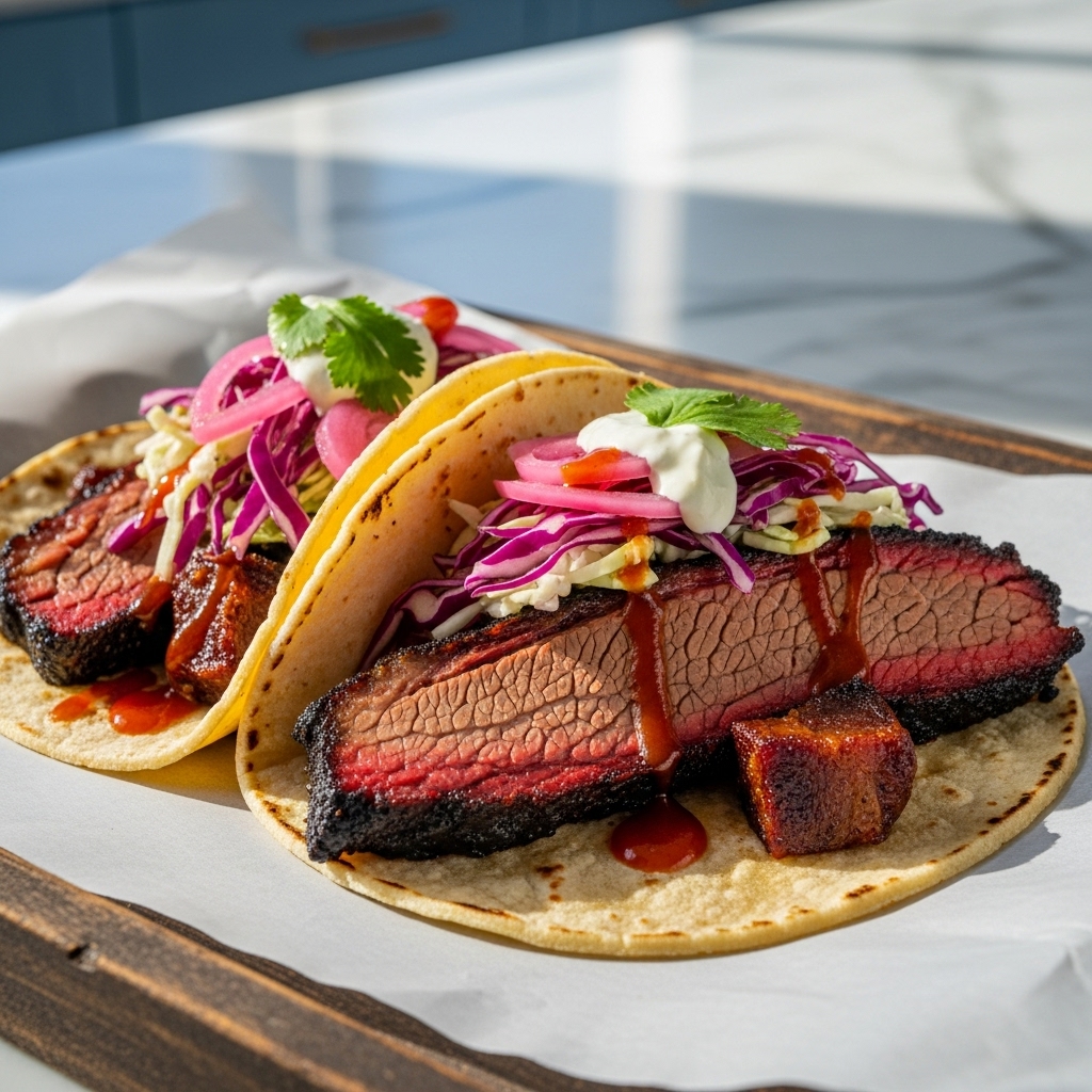 Festival Classic Lunch: Texas BBQ Beef Brisket Tacos