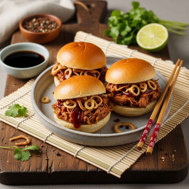 Festival Classic Snack – Smoky BBQ Pulled Pork Sliders with Crispy Onions