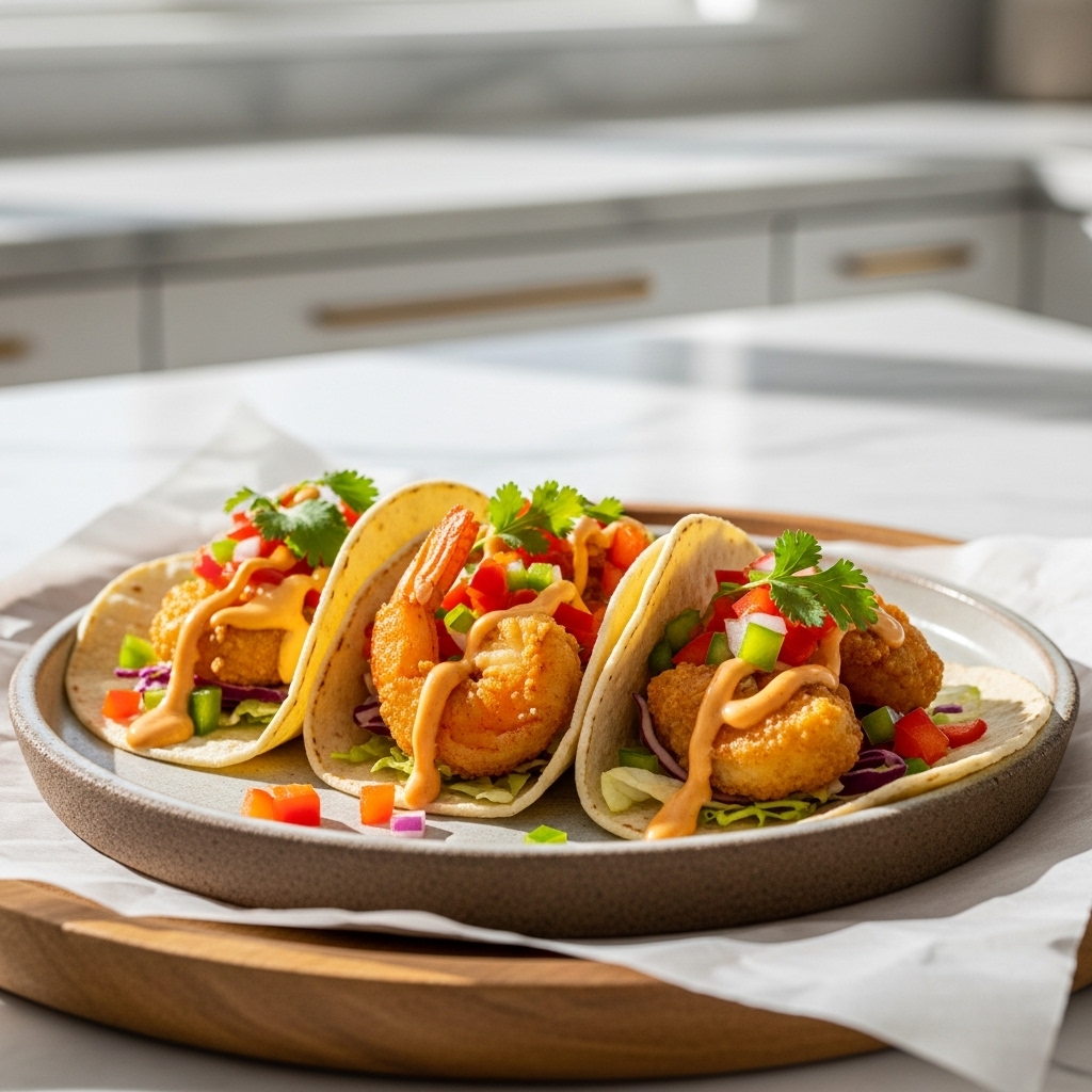 Festival Firecracker Shrimp Tacos
