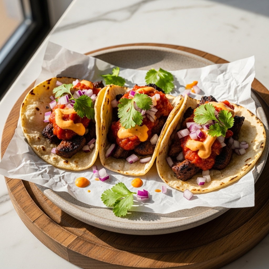 Fiery Carnival Street Tacos