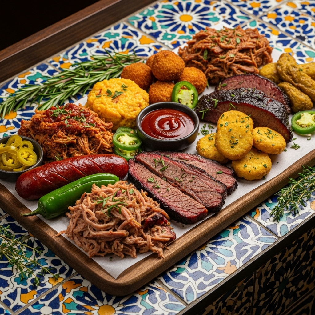 Fiery Carolina Smokehouse Snack Platter