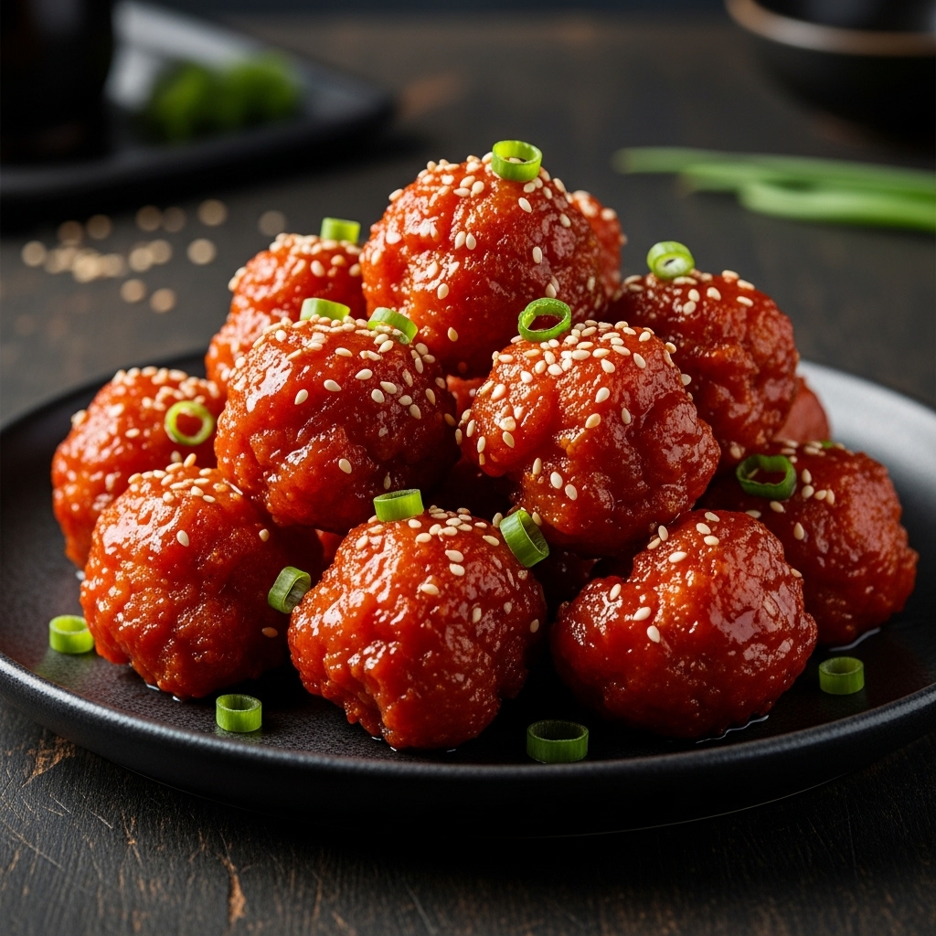 Fiery Korean Fried Cauliflower Bites