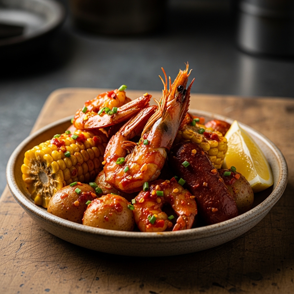 Fiery Shrimp Boil Street Feast
