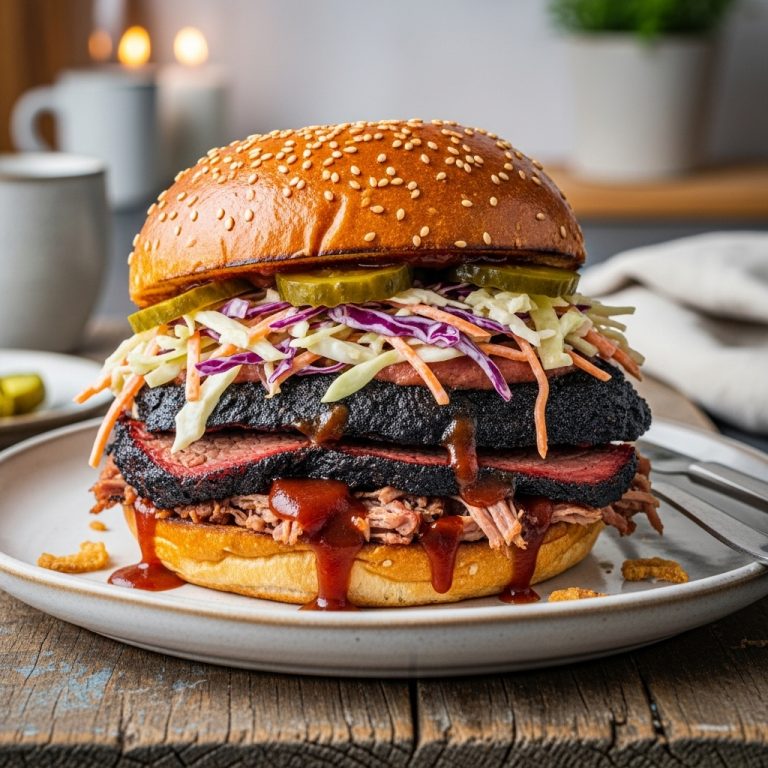 Fiery Southern BBQ Smokehouse Sandwich