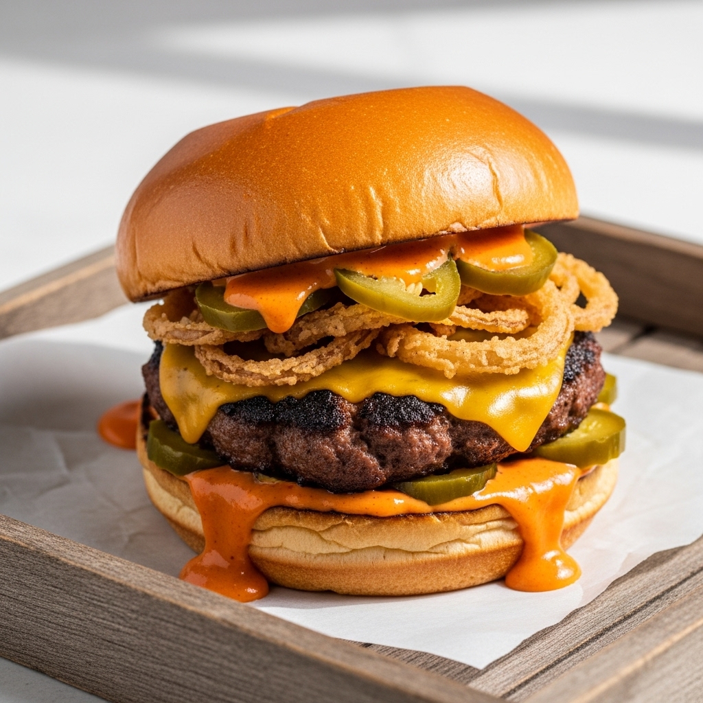Fiery Southern Smash Burger