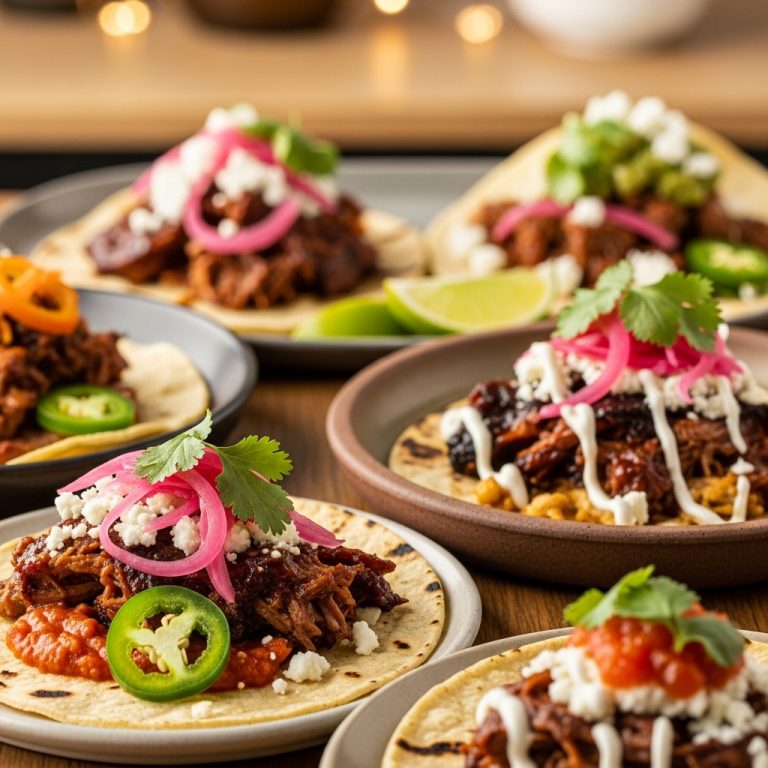 Fiery Tex-Mex Cookout Lunch: Street-Style Chipotle BBQ Brisket Tacos