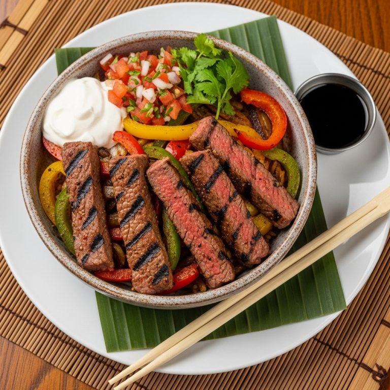 Fiery Tex-Mex Grilled Steak Fajita Bowl