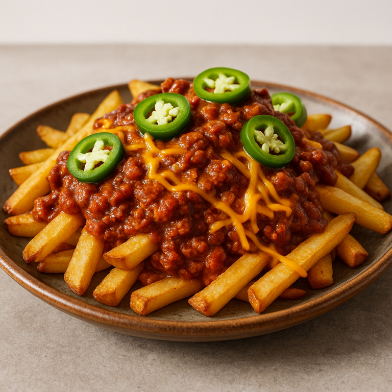 Fiery Texan Chili Cheese Fries
