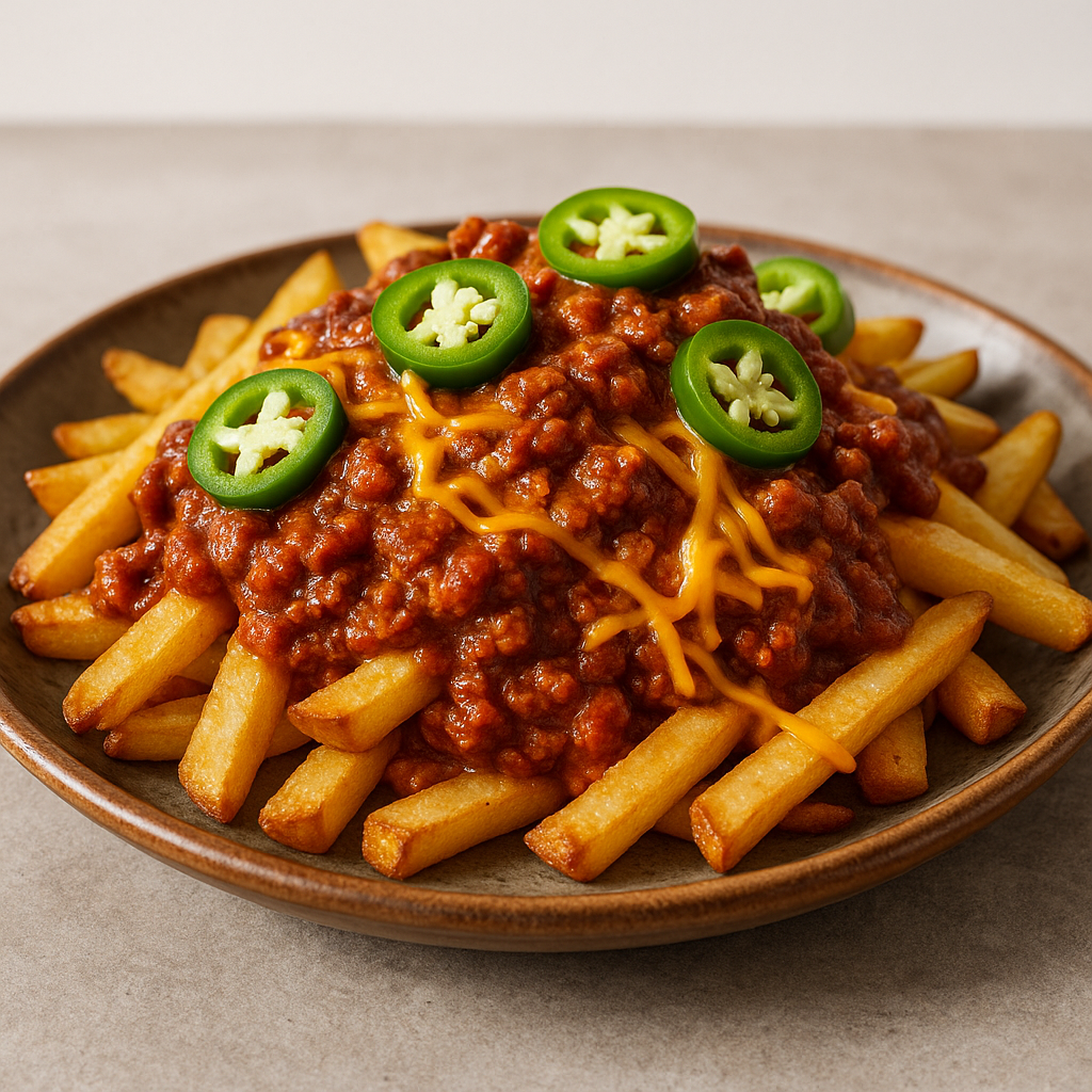 Fiery Texan Chili Cheese Fries