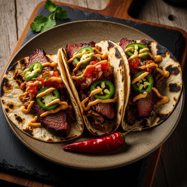 Fiery Texas BBQ Street Tacos