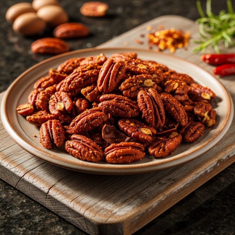 Fiery Texas Smoked Pecans