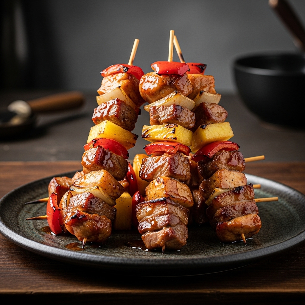 “Filipino Adobo Skewers: Savory-Sweet Delights for Your Next Fiesta”