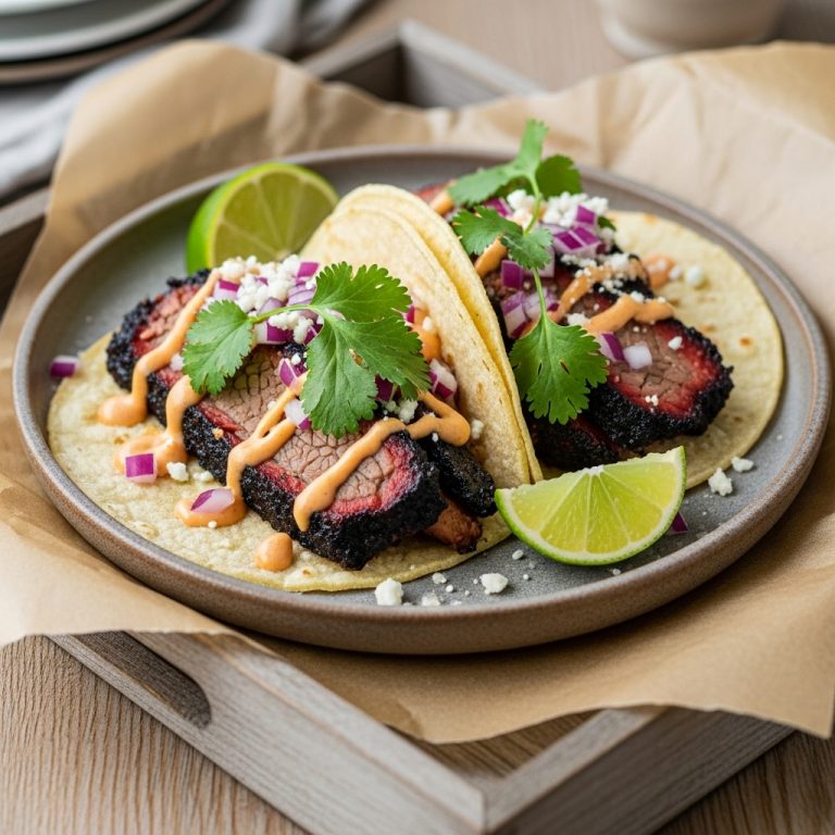 Fire-Roasted Texas Brisket Tacos