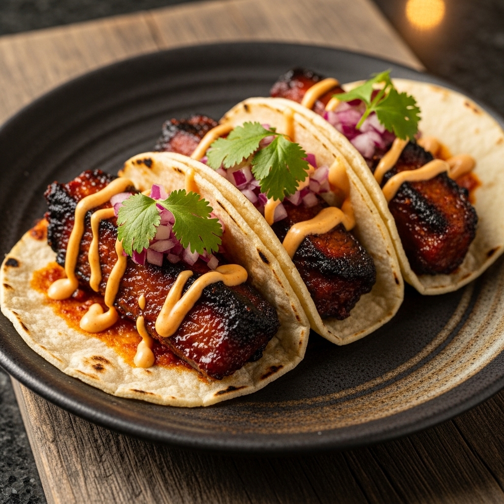 Fireball Brisket Street Tacos