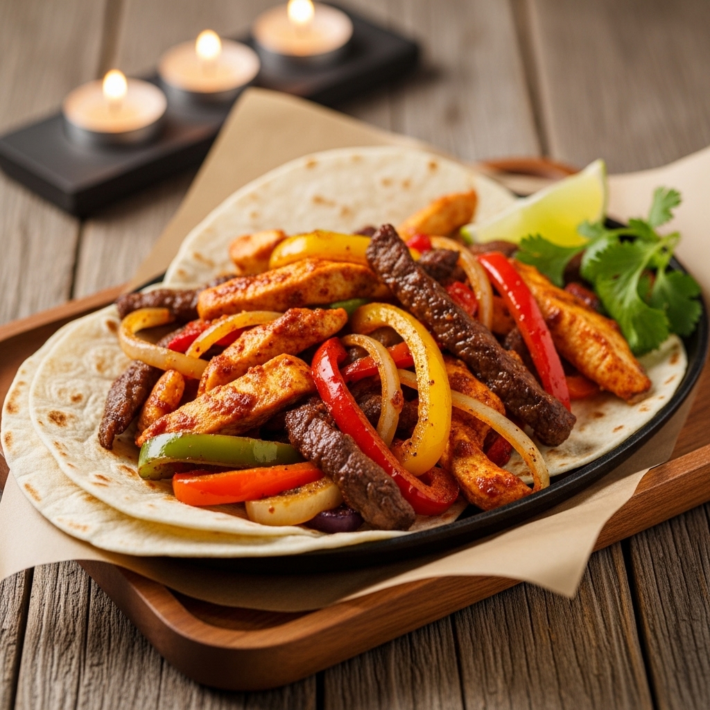 “Fireball Fiesta Fajitas: Tex-Mex Cookout Lunch”